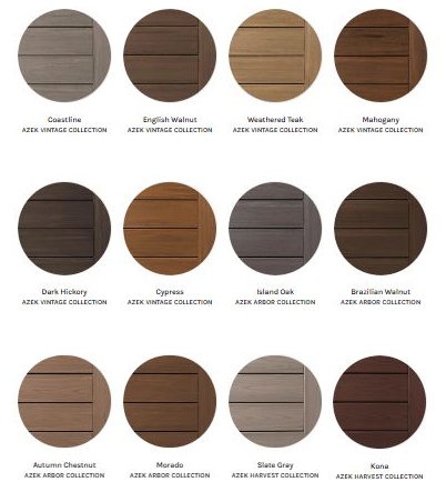 Timber tech color options