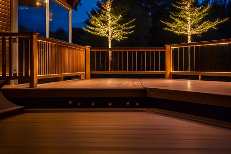 multi level deck with lighting Deck Design Solutions