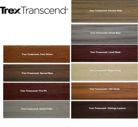 transcend color Trex Decking Options
